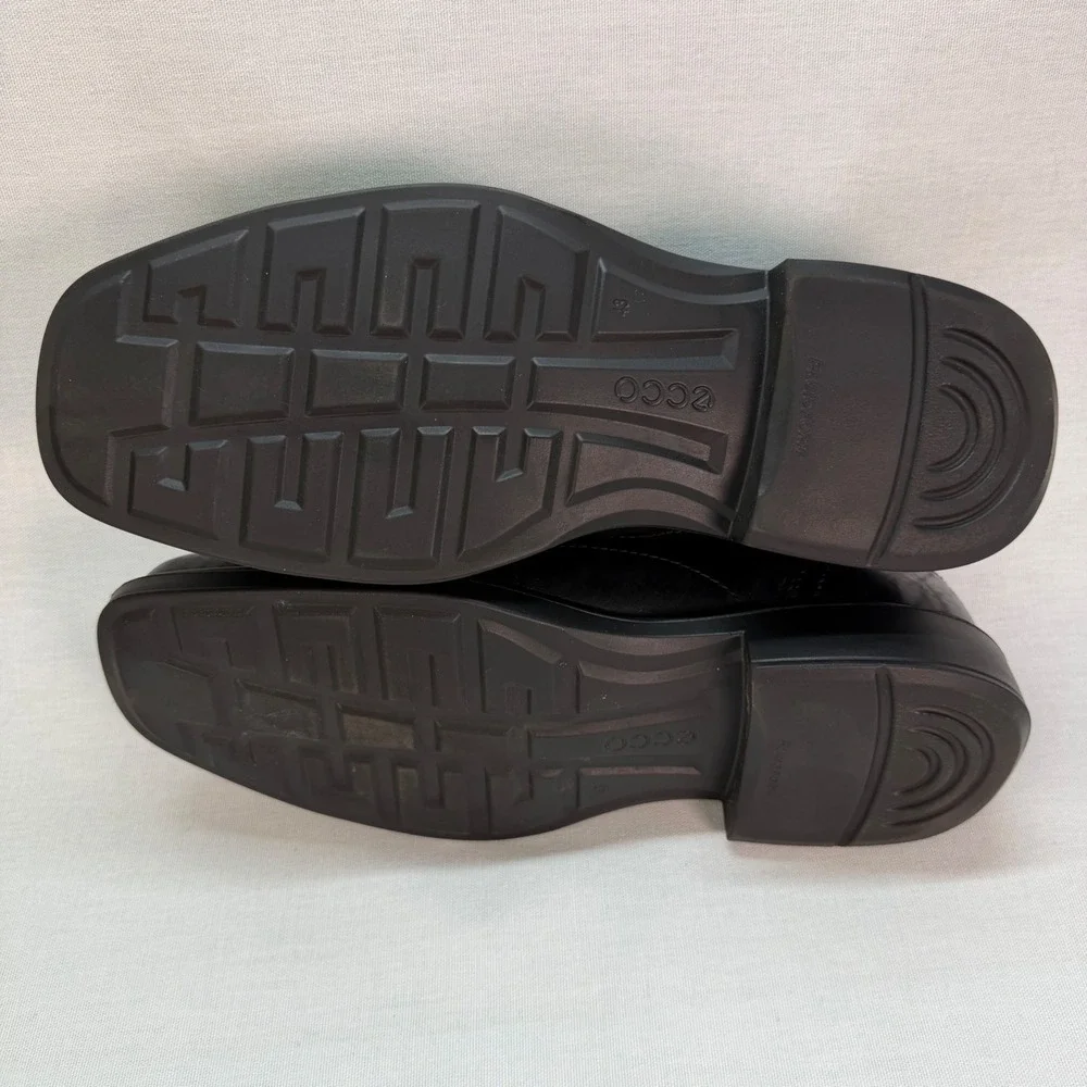 ECCO Helsinki 2 Men's 43 US 9 - 9.5 Black Leather Slip On Dress Shoes